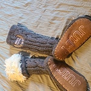 JUICY COUTURE BOOTY SLIPPERS